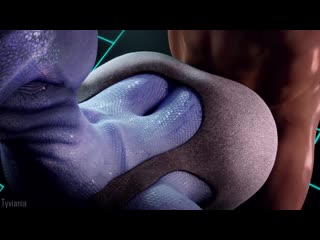 [mass effect] getting between the alien's breasts